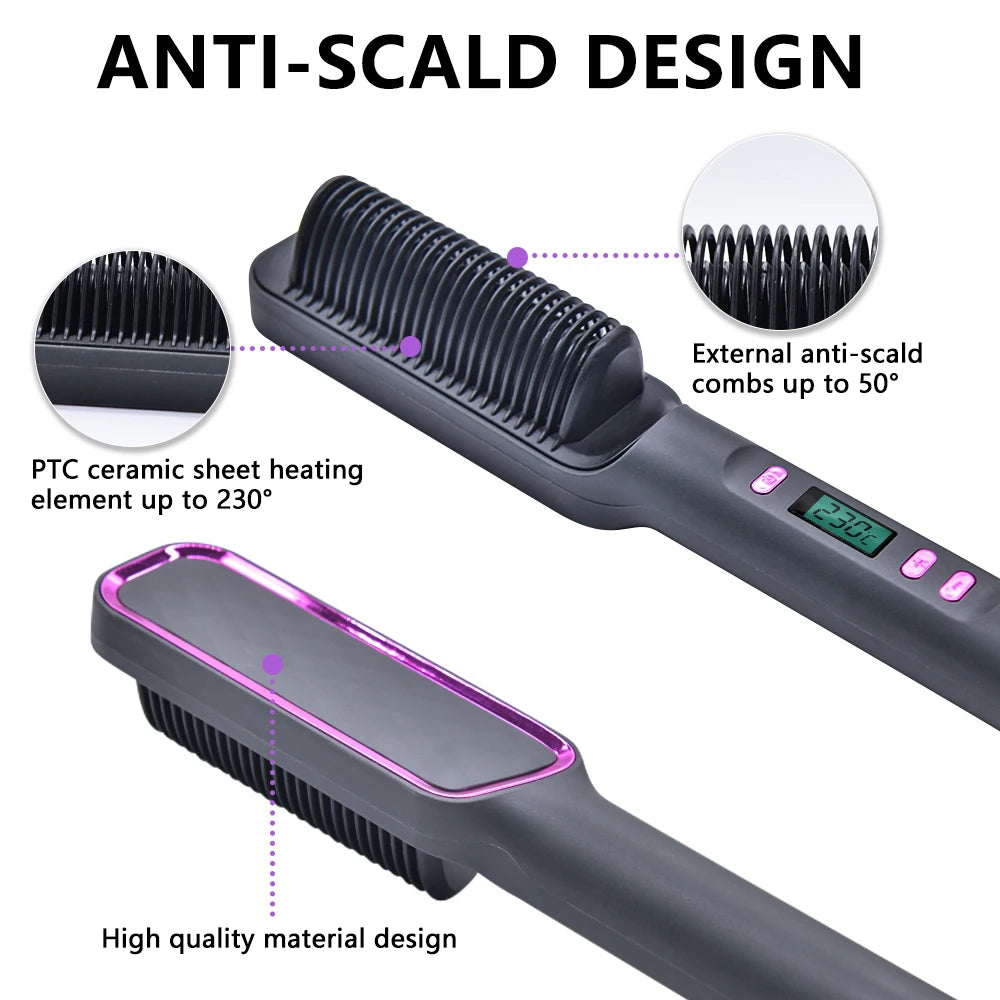 SHOBURAC ELECTRIC HEATED STRAIGHTENING BRUSH