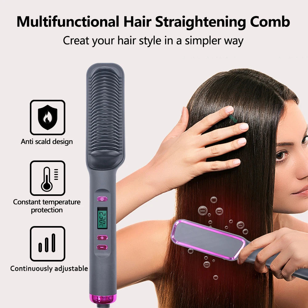 SHOBURAC ELECTRIC HEATED STRAIGHTENING BRUSH