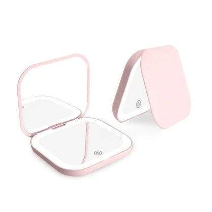 MINI VANITY FOLDING MIRROR WITH LIGHTS