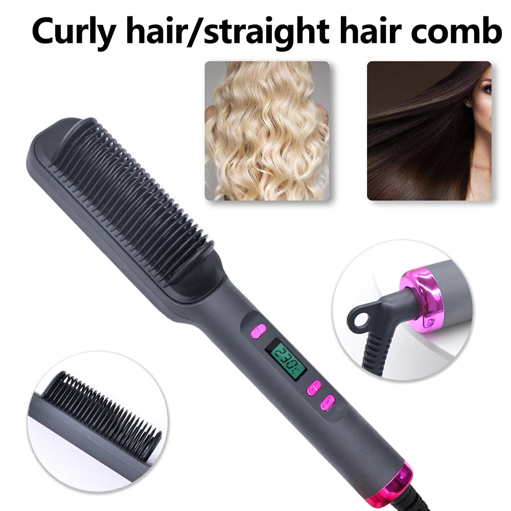 SHOBURAC ELECTRIC HEATED STRAIGHTENING BRUSH